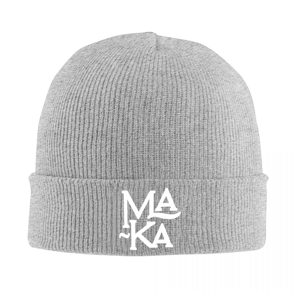 Rapper Maka Logo Merch 2025 Knitted Hats Quality Fashion Idea Unisex Headwear Knitted Caps
