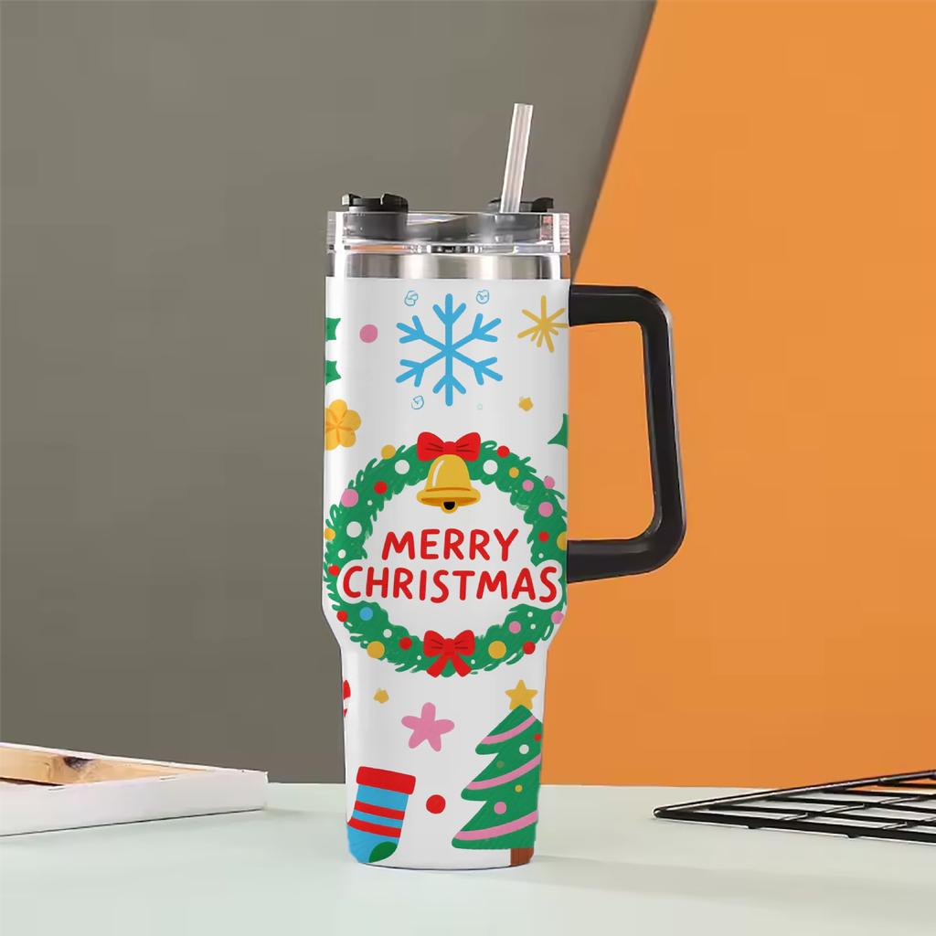 2026 Christmas and Halloween Ice Cup Gift with High Appearance Level 40oz Ice Cup A Bestseller That Keeps You Warm and Cold