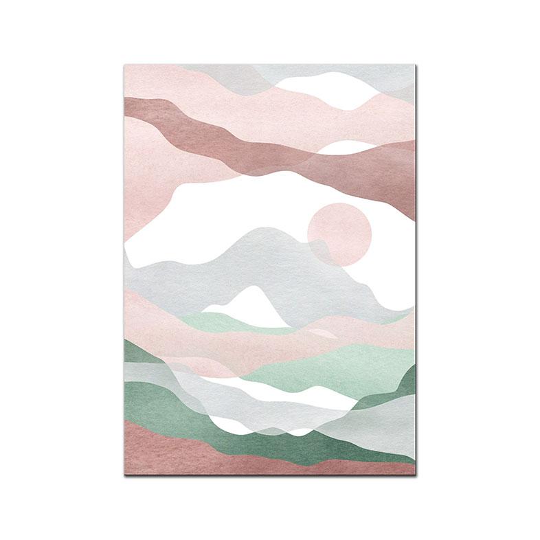 

Абстрактная постер в стиле бохо, растение, листья, солнце, скандинавская картина на холсте, минималистичный художественный принт, современная настенная картина для гостиной, домашний декор 21x30cm No Framed