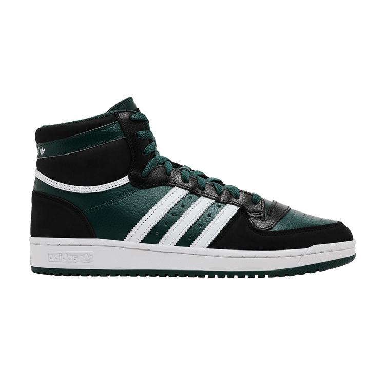 adidas Top Ten RB  Black Mineral Green  36.5