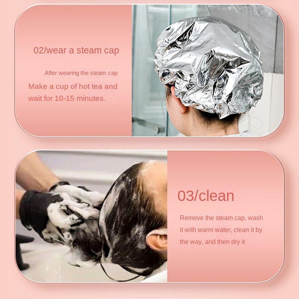 Insulation Salon Dyeing Cap Thermal Women Hair Care Tool Aluminum Foil Cap Shower Cap Bathing Hat