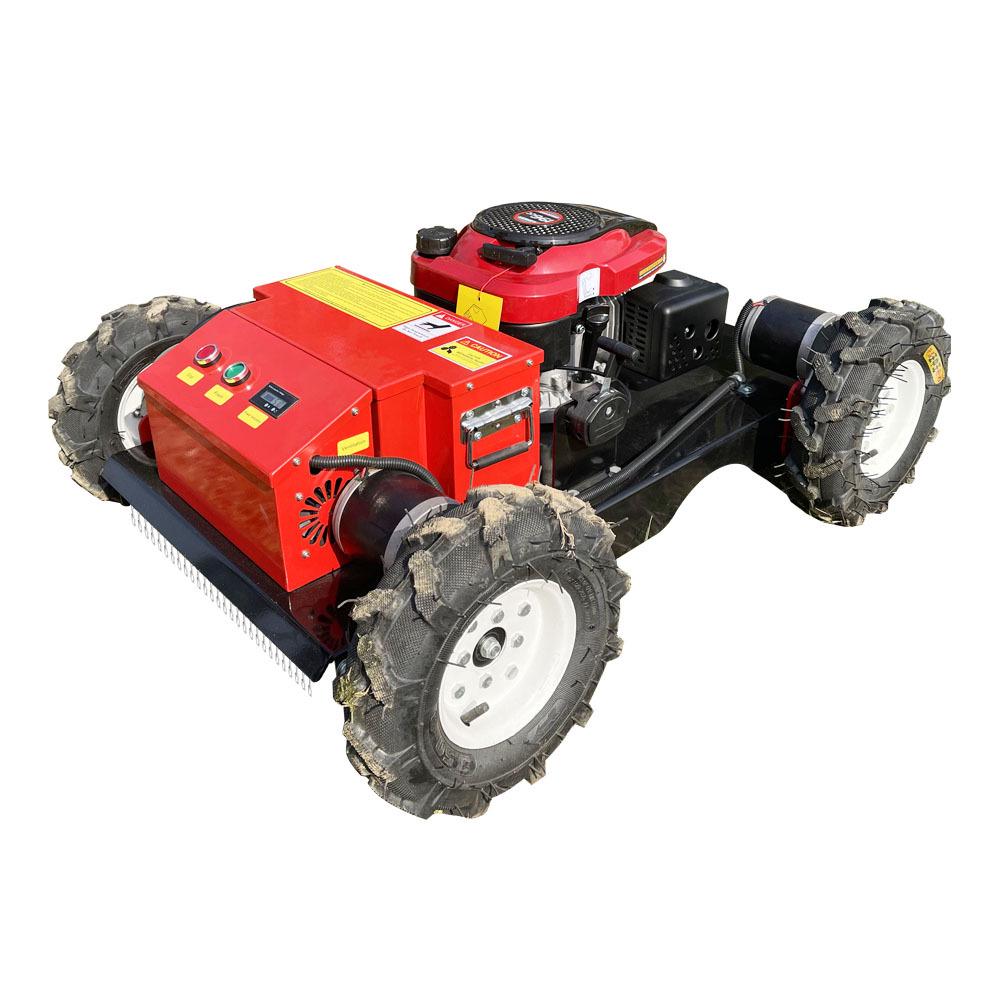 Hybrid Remote-Controlled Self-Propelled Lawn Mower and Grass Shredder
