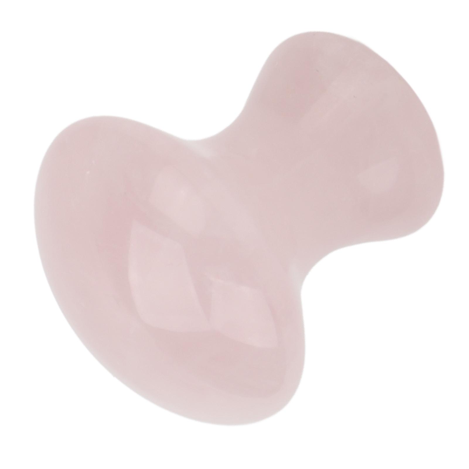 

Скребковый Каменный Инструмент Грибовидной Формы Розовый Кварц Гуа Ша Скребковая Пластина Для Массажа Расслабления