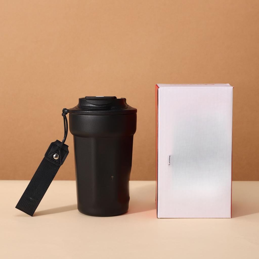 316 Stainless Steel Fun Mug Student Office Octagonal Coffee Cup Portable Female Rope Cup