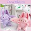 Adorable Long-eared Flying Bunny Plush Toy Keychain Cute Kids Backpack Accessory