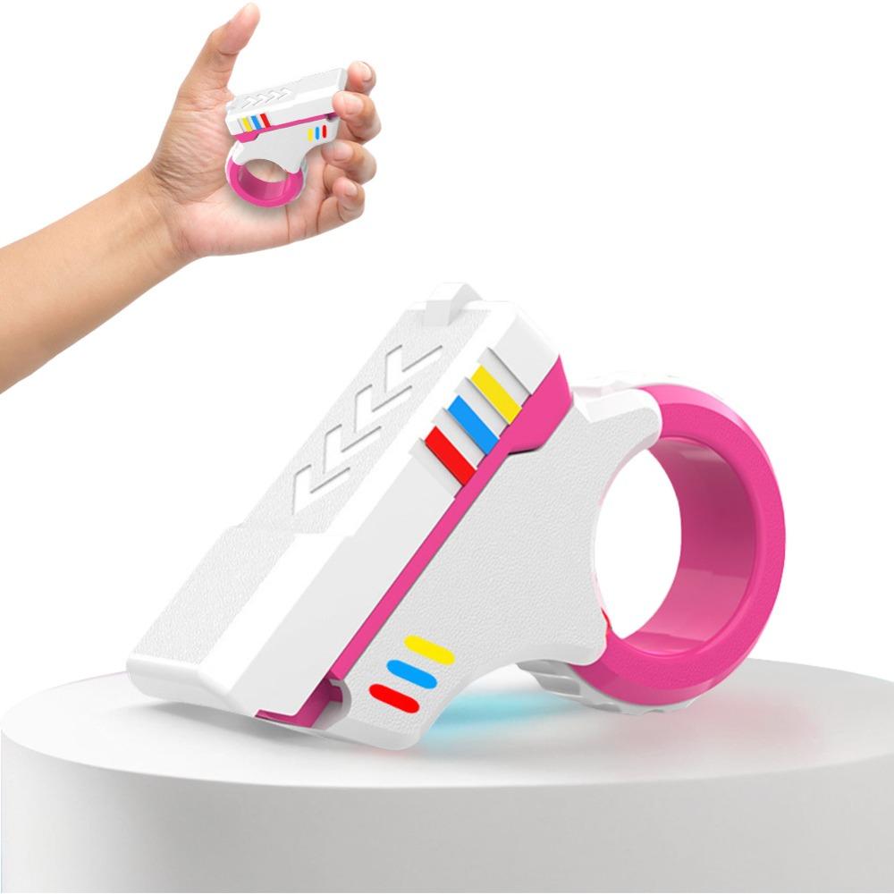 3D Printed Rotary Finger Sliders Soothing Fidget Ring Toys Portable Spinner Toys  Adult Kids