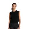 ONITSUKA TIGER Solid Color Pullover Round Neck Knitted Vest Women Tops 2182B455-001