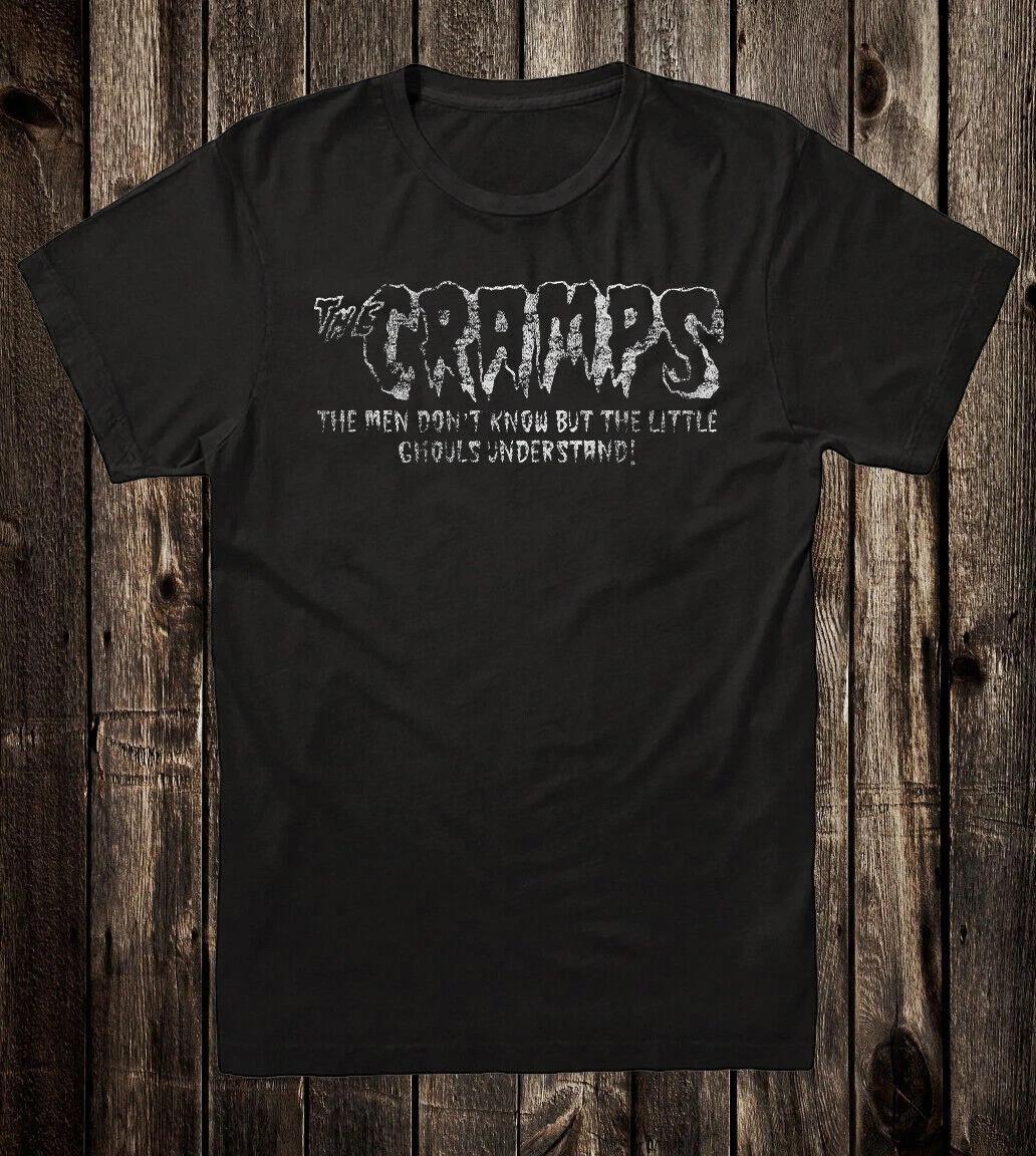 

Retro Tee T Shirt 100% Cotton 80 s Punk Rock Style The Cramps Little Ghouls 3XL