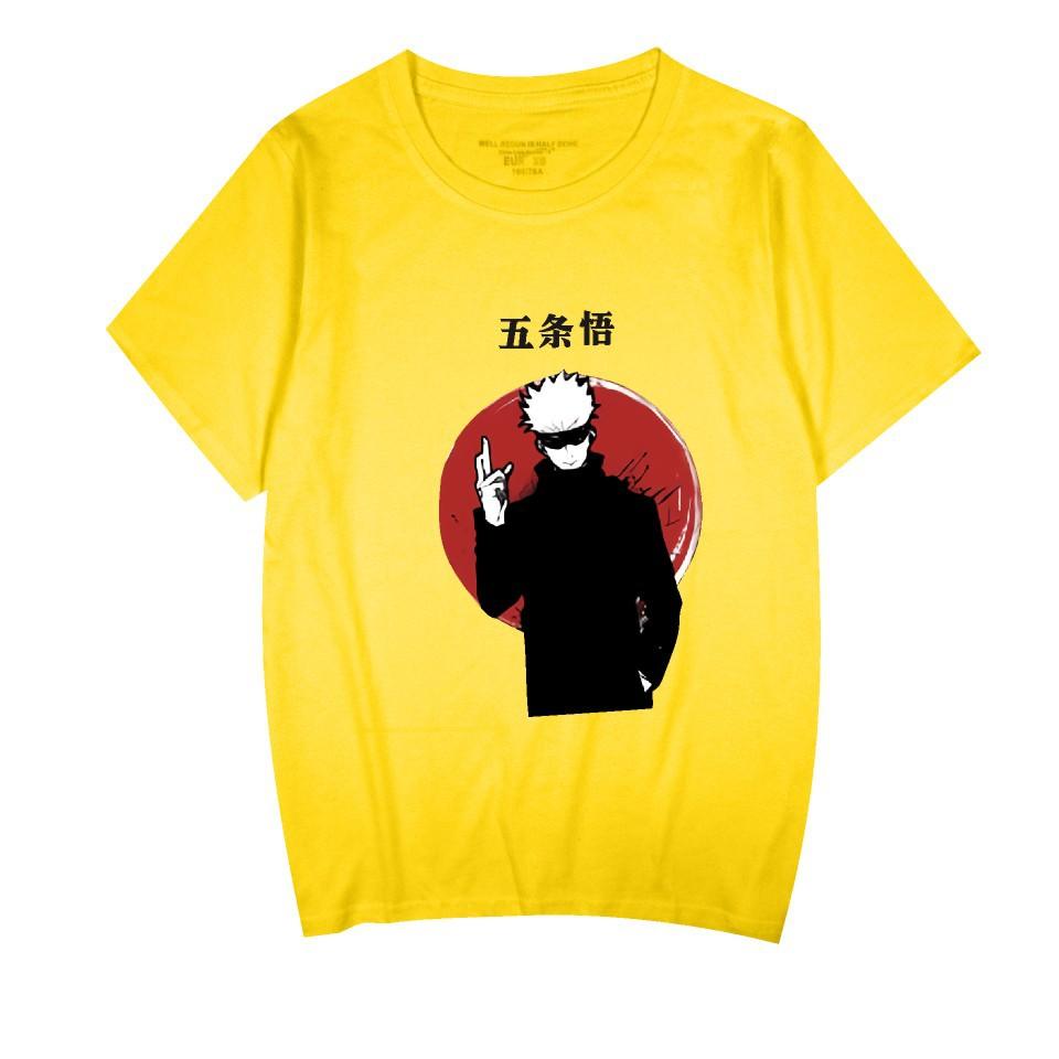 Jujutsu Kaisen Cartoon Tshirt Hip Hop Men Women Anime Print Top Tees Harajuku Tshirts Fashion Summer T-shirt