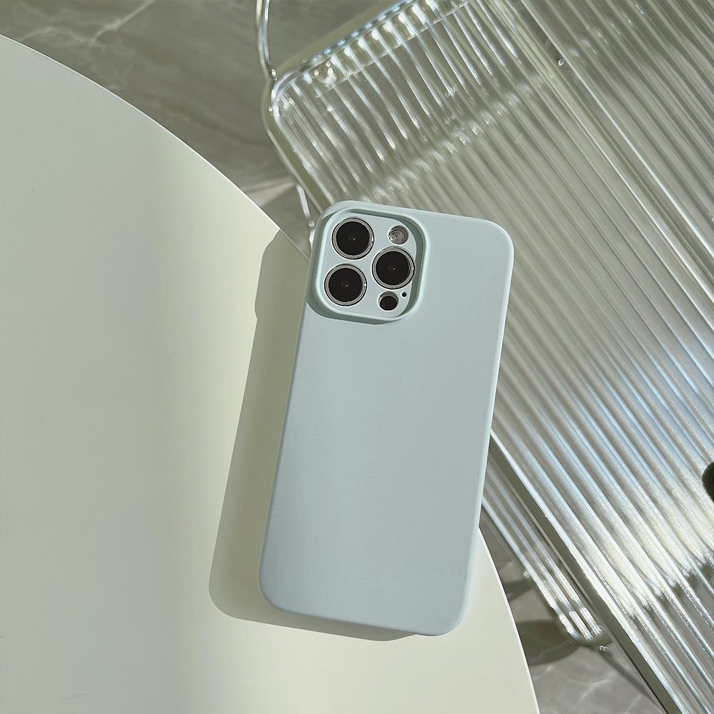 

Жидкий силикон 16pro Max Подходит для чехла для мобильного телефона Iphone16 Apple 13 Однотонный 15 11 Высококлассный 14plus 16promax