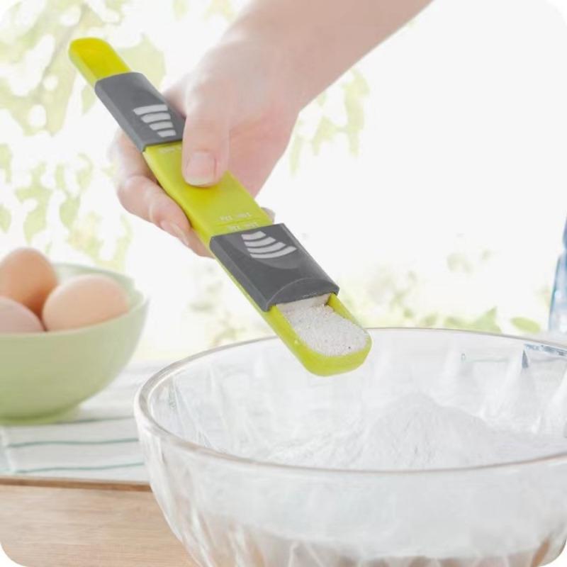 1 Stück Waage Messlöffel Küchenwerkzeuge Backwaage Messlöffel, Kunststoff Milchpulver quantitative Löffel Backen
