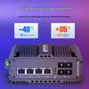 Industrial Gigabit Fiber Optic Transceiver with 2 Optical and 4 Electrical Ports