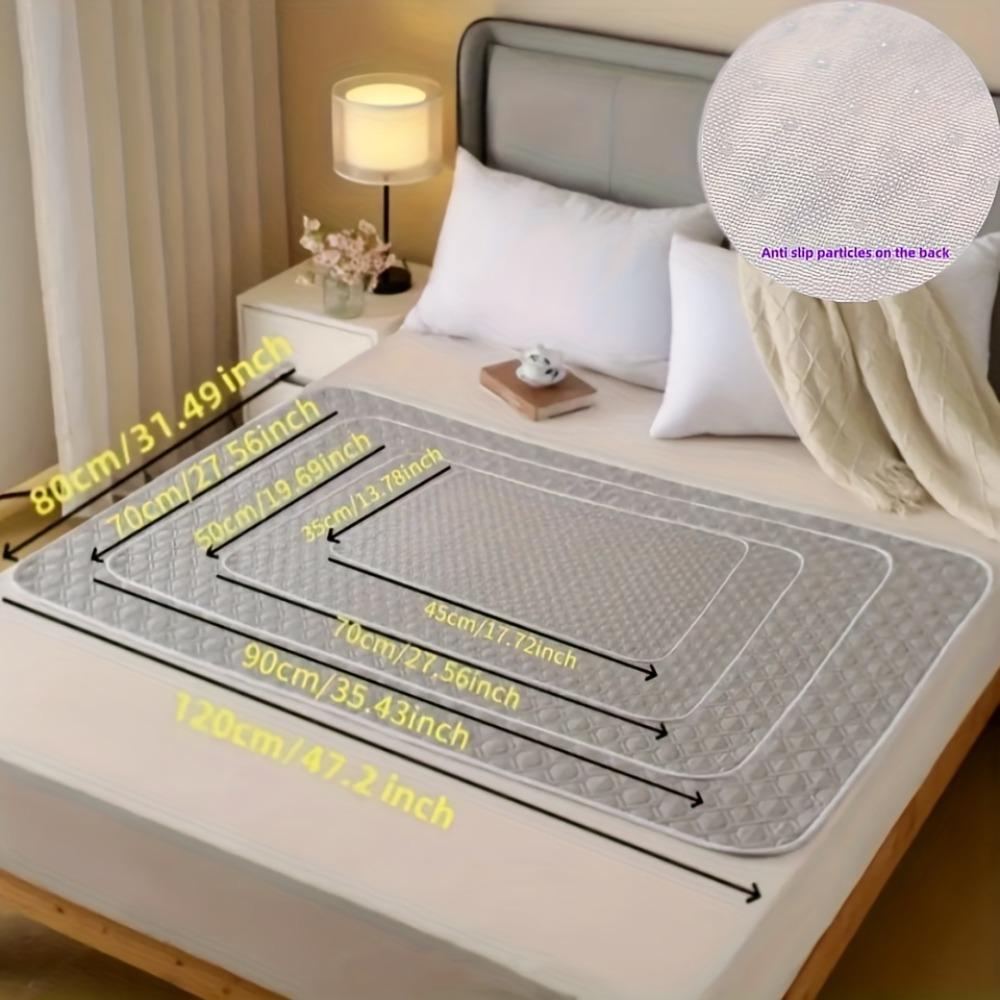 One Reusable Mattress Protector, Waterproof Diaper Pad, Anti-diaper Pad, Washable Incontinence Pad, Unisex Mattress Protector.