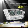 OMAN EST H5 Dual Lens LED Headlight Super Bright Spotlight with Flowing Turn Signal