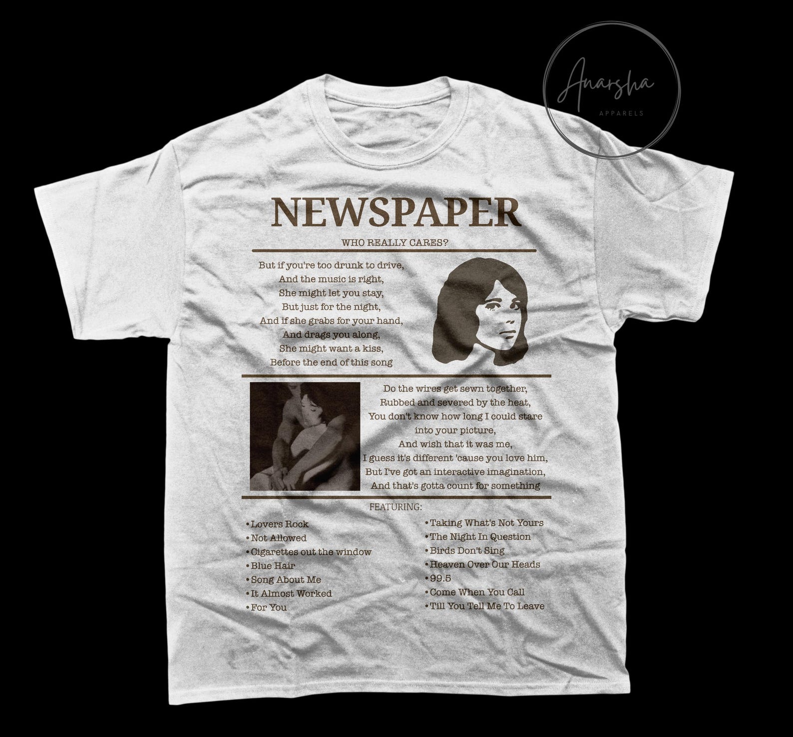 Tv Girl Unisex T-shirt - French Exit Album Tee - Indie Music Band Shirt L