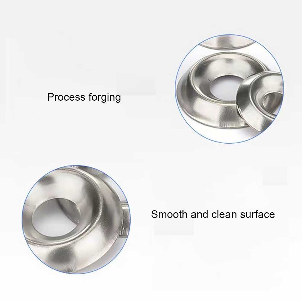 100 Pieces Eyelet Spacer Portable Replacing Round Anti-rust Professional Self-tapping Screw Gasket Washer Part