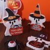 3Pcs/Set Creative Halloween Tiered Tray Decorations Cartoon Halloween Ghost Decor  Desk Decor