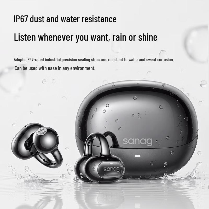 SANAG S8S Ultra AI Спортивные Bluetooth-наушники с зажимом на ухо, открытого типа