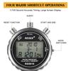 Digitale Stoppuhr für Leichtathletiktrainer, 1/100 Sekunde genaue Zeitmessung mit Countdown