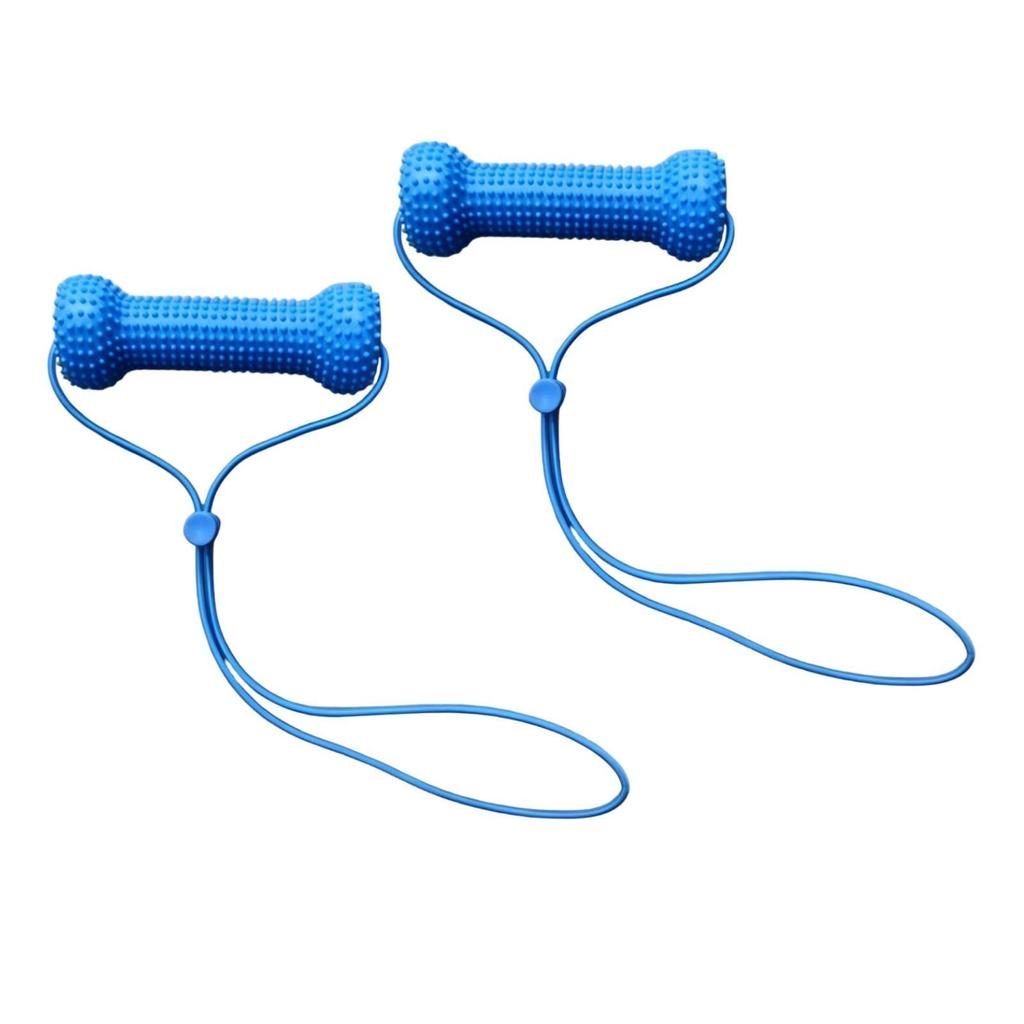 2Pcs Clean Mouth Prop Dog Toys Bite Resistant for Medium and Large Dogs Portable Canine