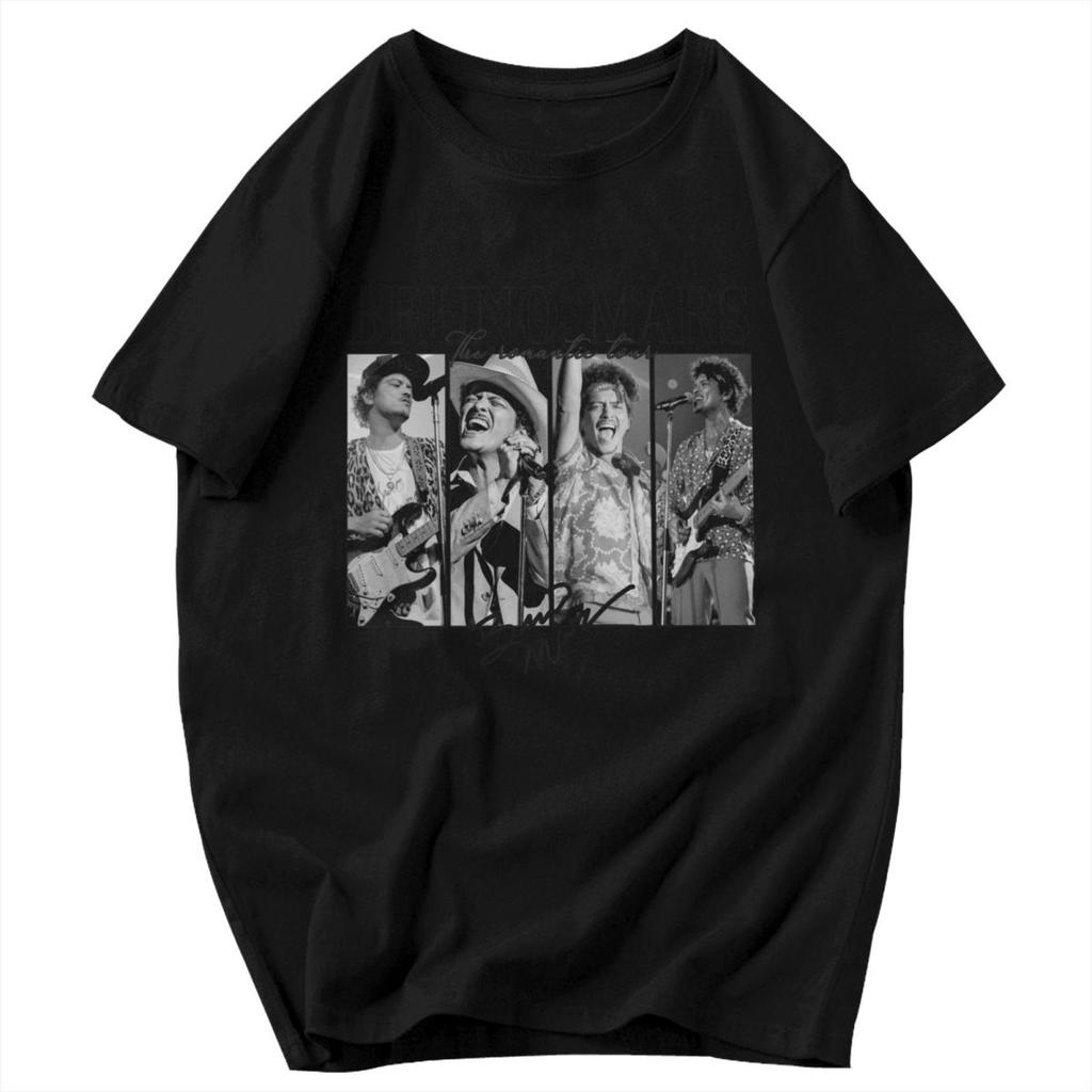Pánské tričko Bruno Mars The Romantic Tour 2026 Album Tour Nápad na dárky Y2K Grafické Kulatý výstřih Unisex Topy Trička