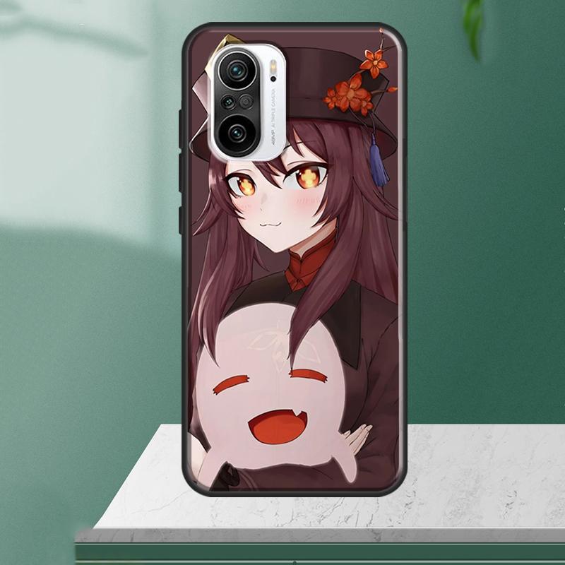 Hu Tao Genshin Impact Cover For Xiaomi 15 14 Ultra 17 Pro Max 13T 14T 15T POCO F5 F6 F7 Pro X5 X6 X7 F8 Ultra Case
