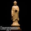 EnergyPower Shakyamuni Buddha Statue, Premium Natural Boxwood Carving, Standing Buddha Statue, Wooden Buddha Statue, Buddhist Art, Boxwood, Buddha Scu