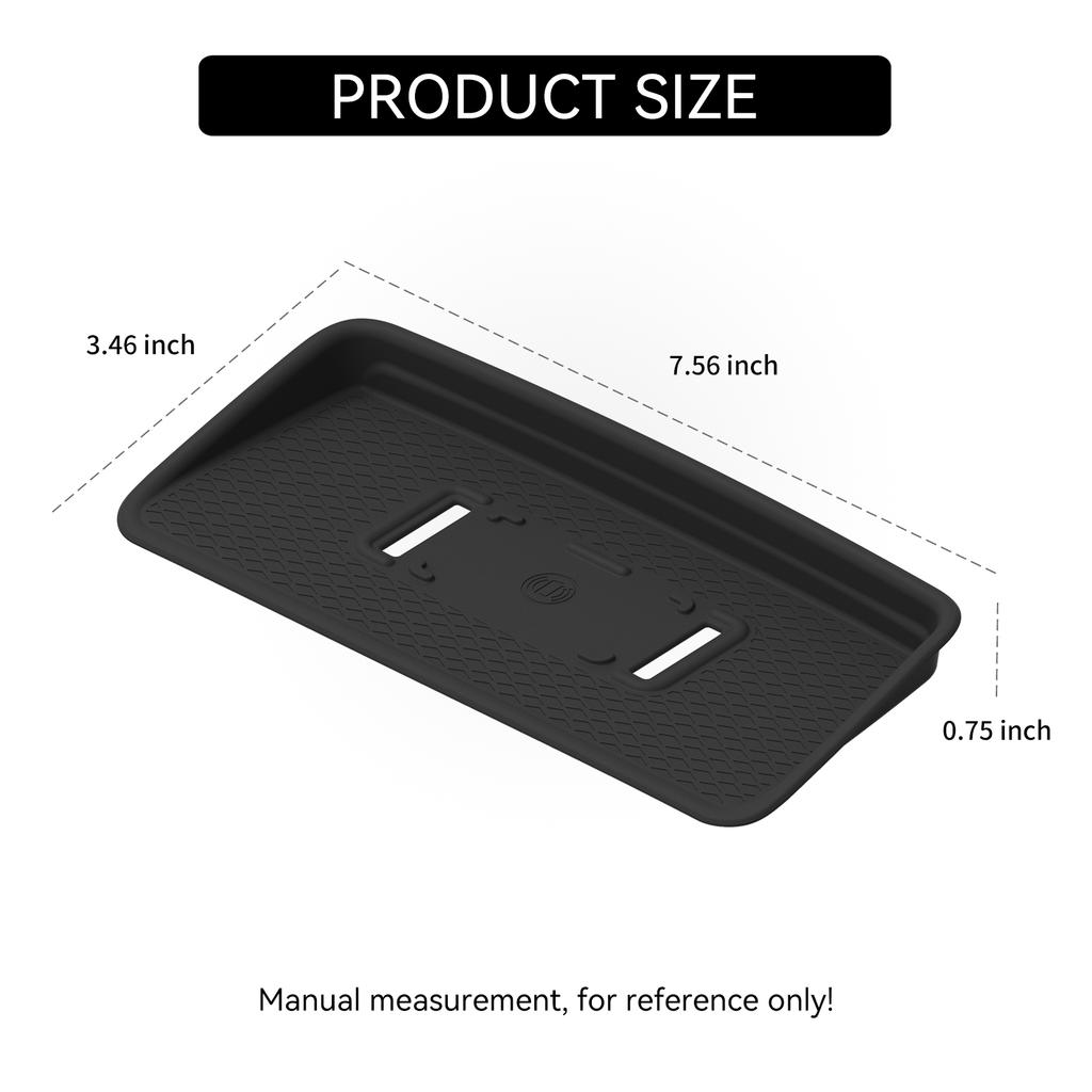 SMABEE for Volvo EX90 2026 2025 Car Anti Dirt Pad Mobile Wireless Charging Anti-Slip Mats Interior Accessiories Black
