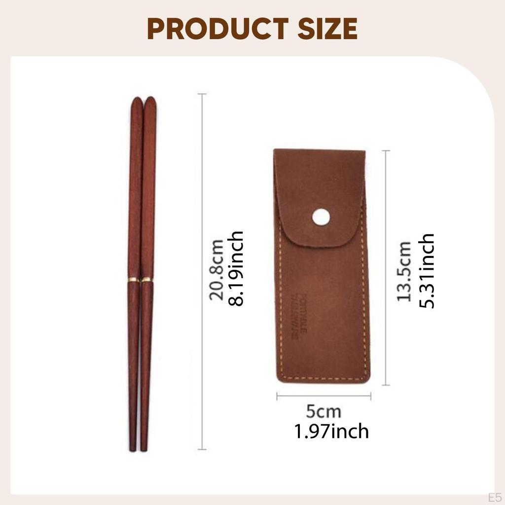 Travel Chopsticks Outdoor Utensils Lightweight Folding Portable Cutlery with Storage Bag for
