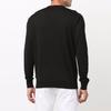 Emporio Armani Ss21 Solid Color Crew Neck Knit Pullover Long Sleeve Sweatshirt Men sweatshirt Black 8N1MUV-1MJWZ-0999