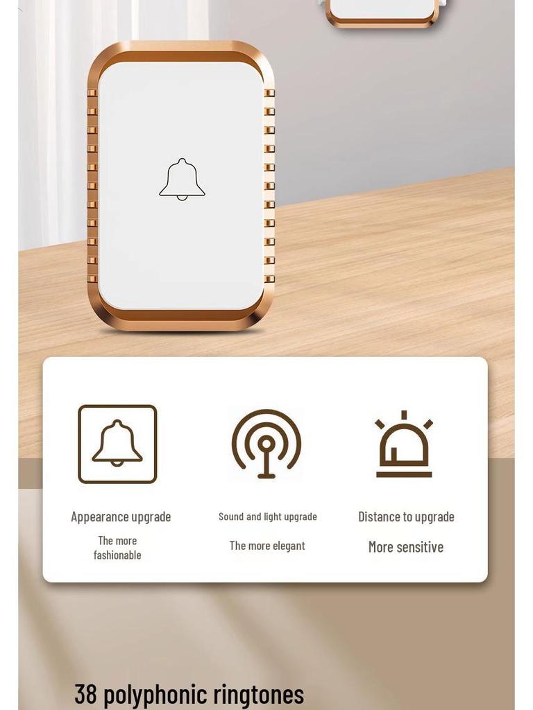 2024 Smart Wireless Doorbell with Ultra-Long Range and Outdoor Monitoring