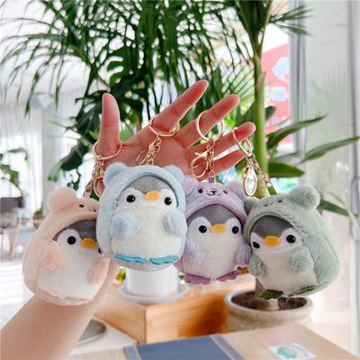 Non-Toxic Costume Penguin Doll Cute Change Into A Small Penguin Keychain Plush Toy
