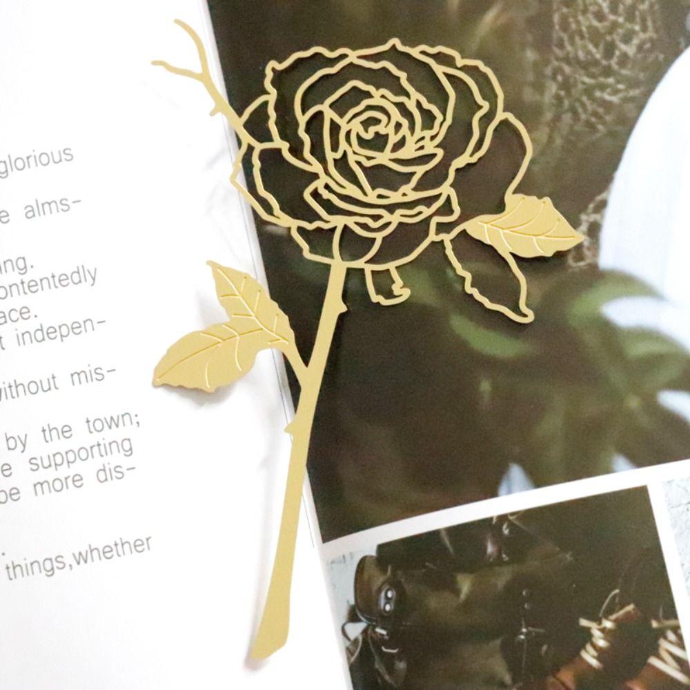 

Reading Marker Book Lovers Book Paginator Rose Flower Bookmark Book Page Marker Reading Bookmark