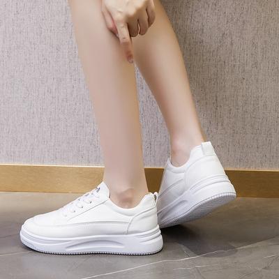 2025 neue Damen-Einzelschuhe für Frühling und Sommer, trendige, vielseitige, lässige, atmungsaktive Board-Schuhe, bequeme, vielseitige weiße Schuhe, Damenschuhe