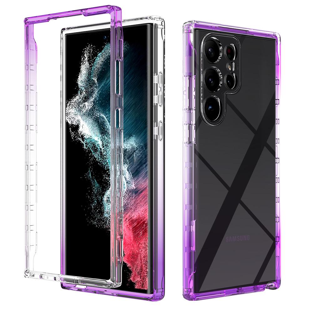 Clear Gradient Phone Case for Samsung S24, S23FE, S23, S23 Ultra, S22, S21, S20FE