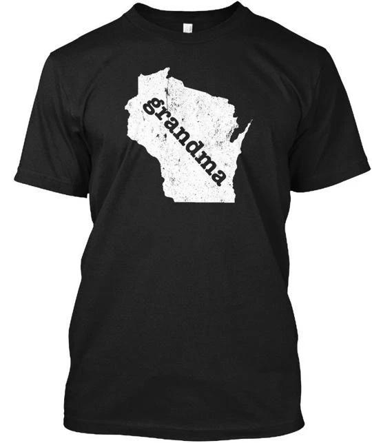 

Wisconsin Grandma Gift Tee T shirt Made in the USA Size S to 5XL 4XL