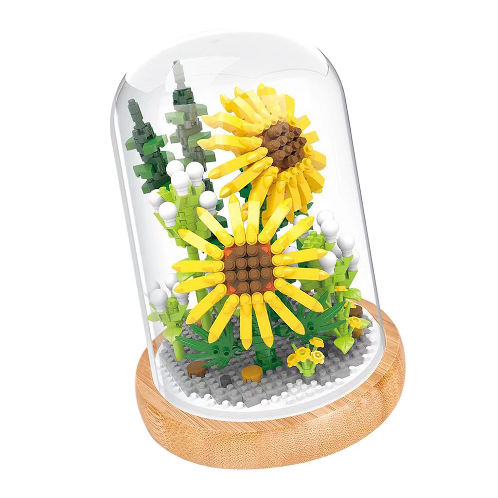 Plant Building Blocks Miniature DIY Building Blocks Bouquet Potted Plants Ornaments Decoration Toys