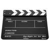 Acrylic 30x25cm Clapperboard Director Movie Clappers Film and Television Photography PropWhite