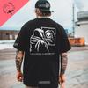 Gothic Harajuku Biker Skull Graphic Tshirts Men Fashion Trend Short Sleev Tops Dark Punk Skulls Retro T Shirt Male Oversized Tee