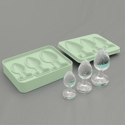 Yousheng Eiswürfelform, lustige Arsch-Plug-Eisform für Whisky, Cocktail, Süßigkeiten, Gelee, DIY-Formwerkzeug für lustige Partystreiche und humorvolle Getränke