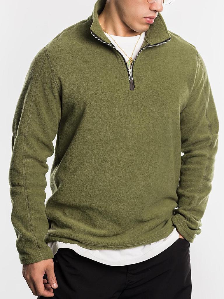Men's Lambswool Fleece Jacket with Thickened Velvet Hoodie for Autumn and Winter.