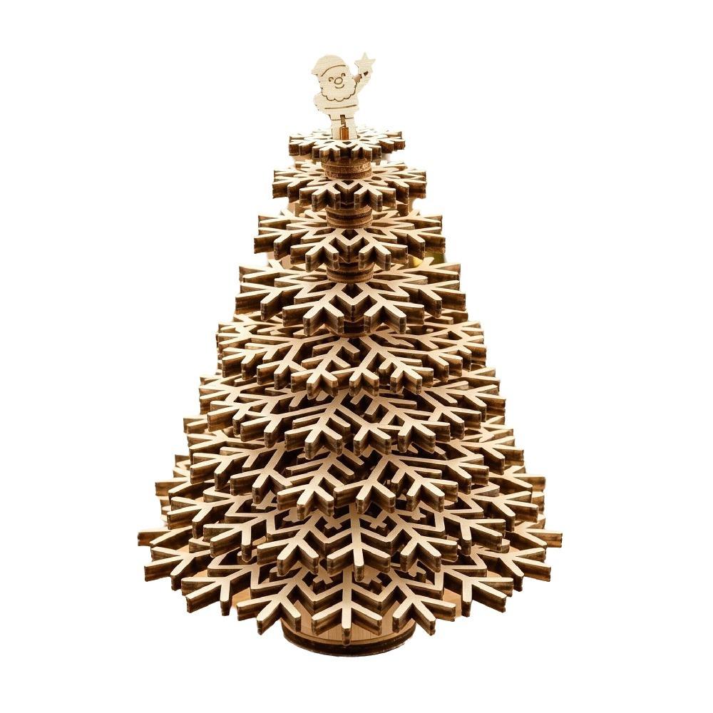 DIY Christmas Tree Ornament Santa Claus Christmas Tree Statue Home Decoration