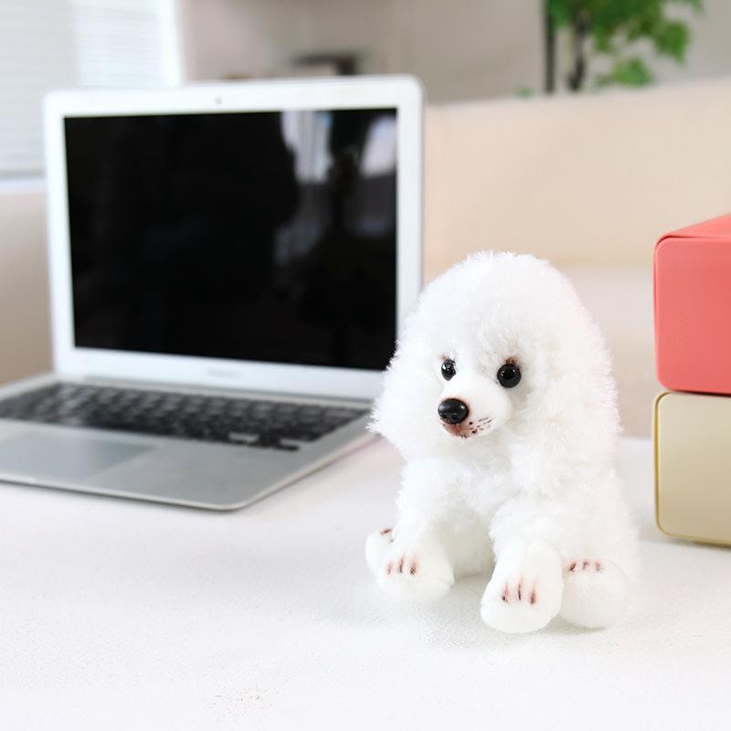 Small Plush Dolls: Spotted Pomeranian, Pug, Yorkshire Terrier, Prince Poodle, Lion, Panda, Brown Bear