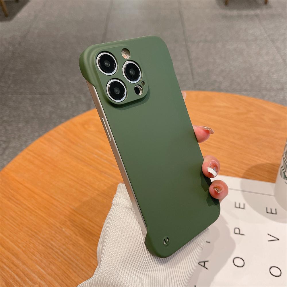Frameless Ulltra Thin Cooling Armor Plastic Case For For Iphone 15 14 13 12 11 Pro Max Plus Camera Protection Shockproof Back Cover