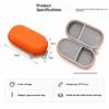 Shockproof Hard Shell Double Glasses Case Lightweight Portable Dual Eyewear Storage Box for Sports Cycling Running Use