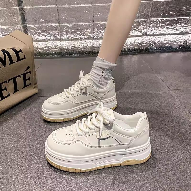 Thick-soled Little White Shoes for Women's 2025 Summer Foreign Trade Casual Sports Shoes, Sub-board Shoes Manufacturers Come To Customize