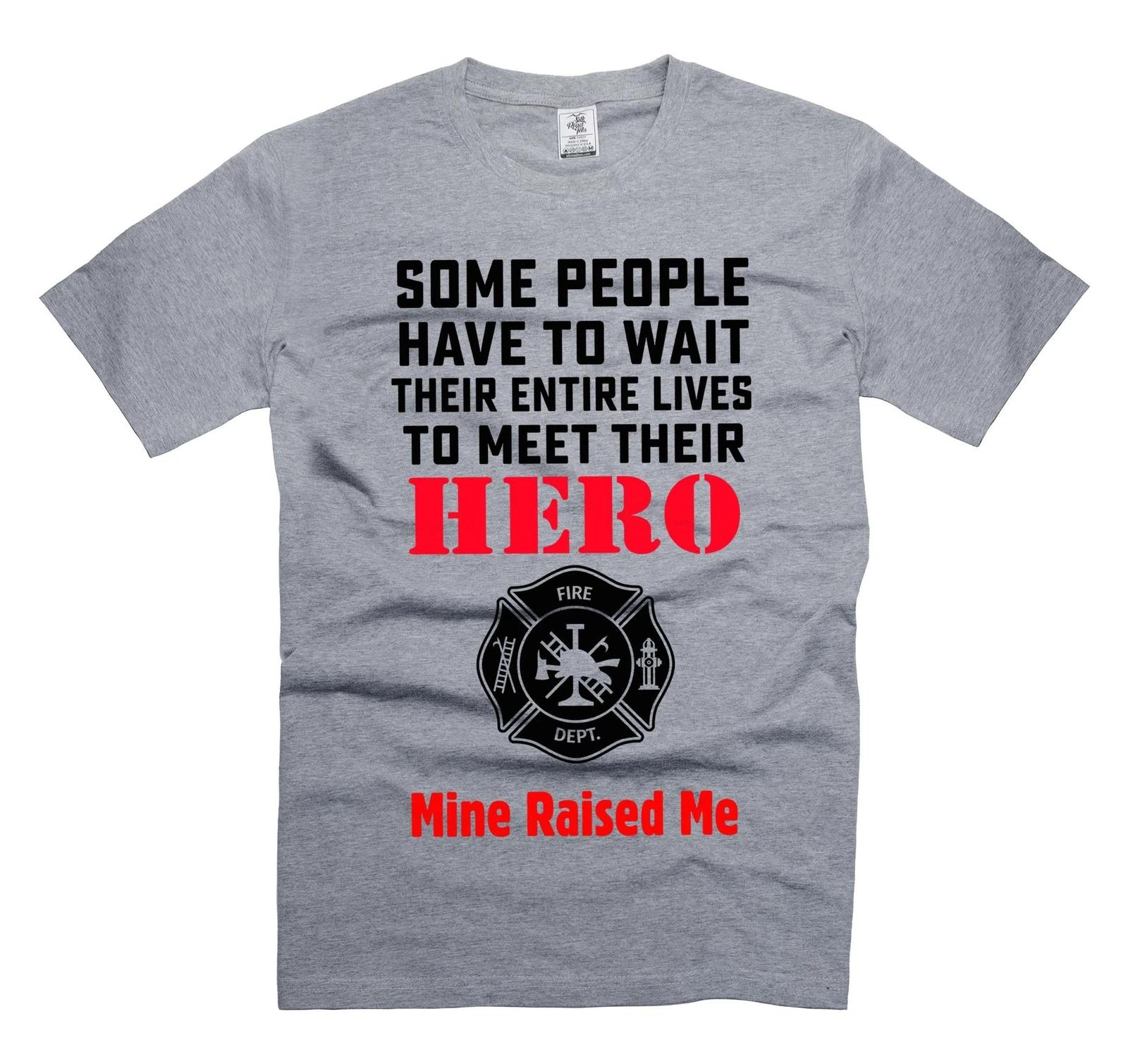Firefighter Hero Shirt Firefighting Gift Shirts Mens Womens unisex shirt L