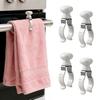 5Pcs Non-slip Windproof Hanging Clamps Stainless Steel Clothes Peg Laundry Clothespins  Beach Towel