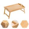 Bed Tray Table, Bed Trays For Eating With Foldable Legs, Handle, Protruding Baffle Bed Trays For Eating And Laptops For Bedroom