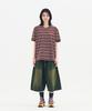 Nontai Multi Stripe Ringer Tee (Wine)